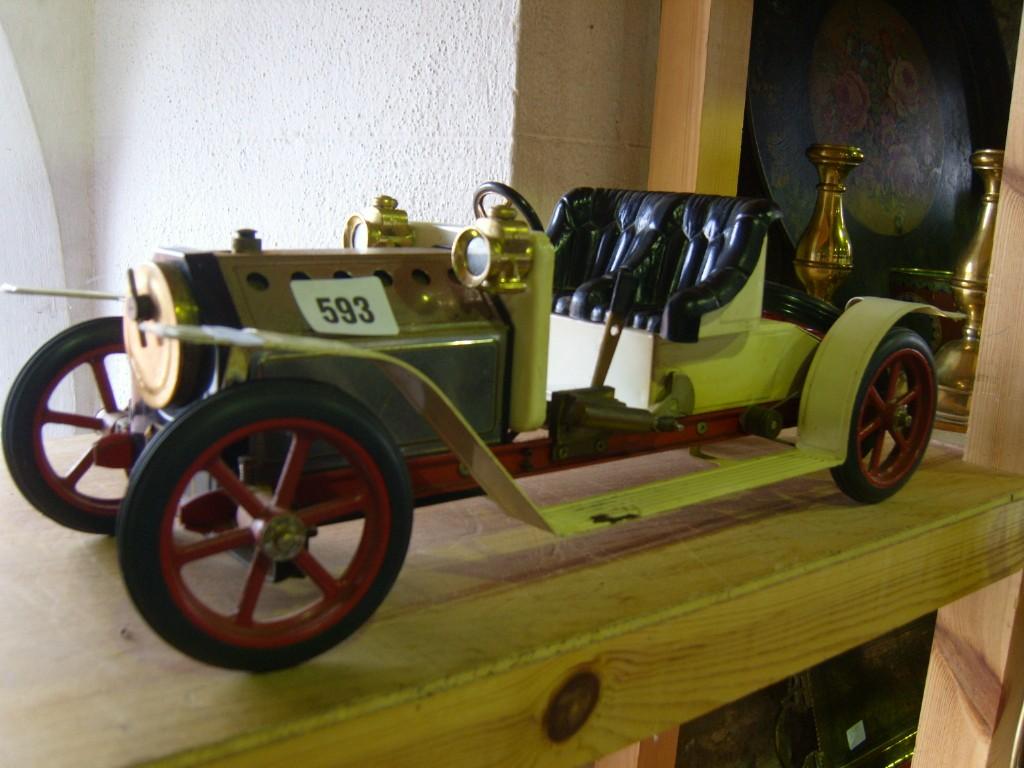 Appraisal: A Mamod steam powered car in the form of an