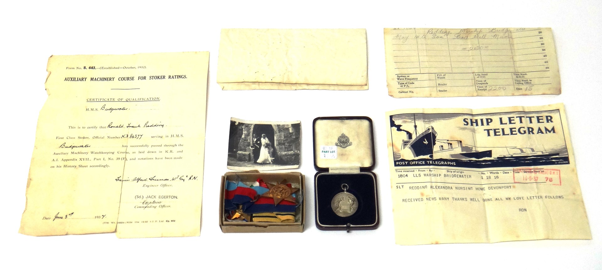 Appraisal: Five Second World War medals comprising The - Star The