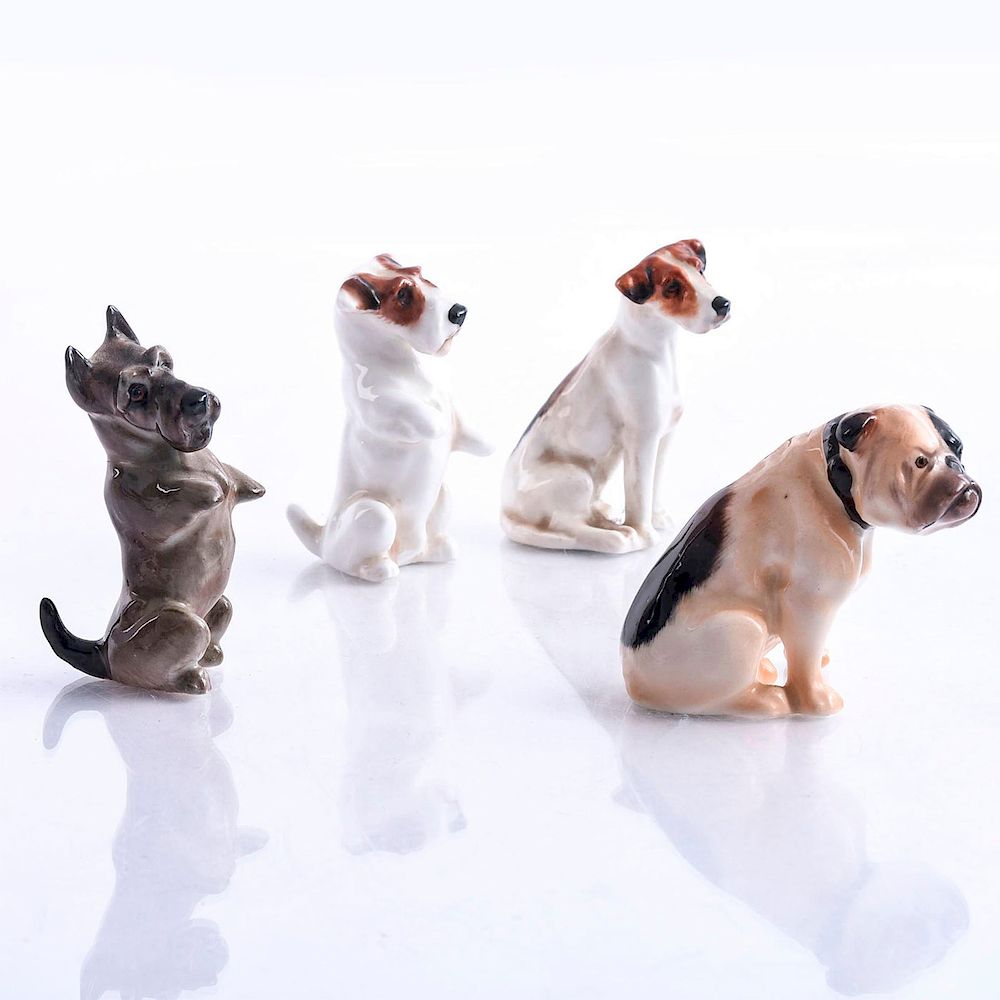 Appraisal: ROYAL DOULTON DOG FIGURINES K -style five K K -style