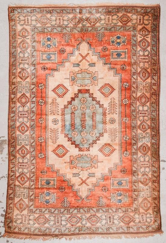 Appraisal: Vintage Turkish Rug ' '' x ' '' Vintage Turkish