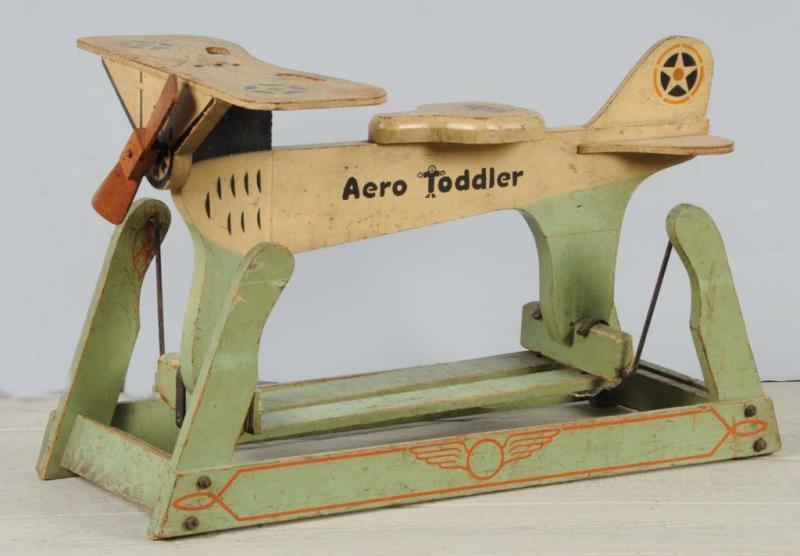 Appraisal: Wooden AiroToddler Pedal Plane Description Manufactured in Osh Kosh Wisconsin