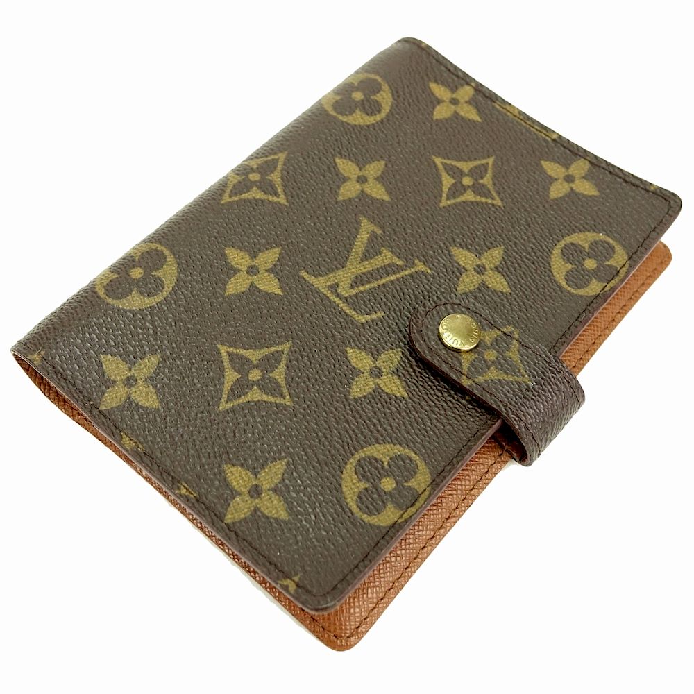 Appraisal: Louis Vuitton Brown Canvas Monogram Agenda Cover Louis Vuitton Brown