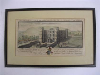 Appraisal: pieces Hand-Colored Engravings of English Castles Buck Samuel Nathan after