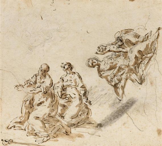 Appraisal: CIRCLE OF FRANCESCO SOLIMENA Canale di Serino - Barra Madonna