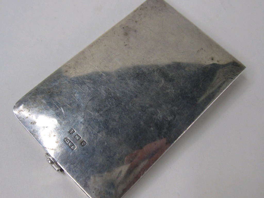 Appraisal: Silver card case Birmingham