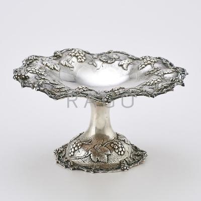 Appraisal: S KIRK SON CO STERLING REPOUSSE COMPOTE Chased grape vine