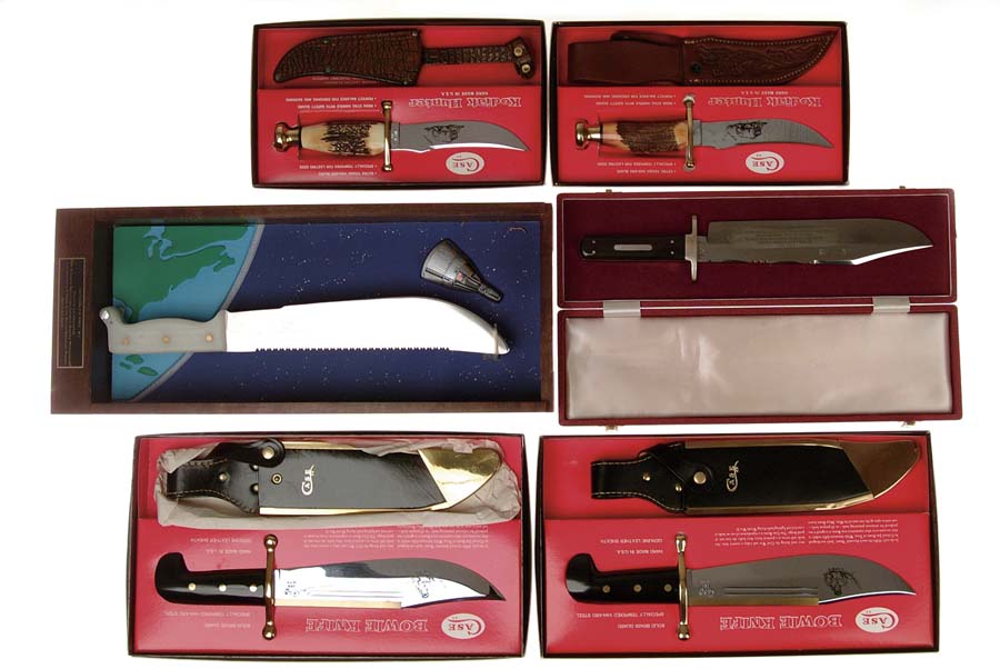 Appraisal: LOT OF FIVE CASE KNIVES ONE IXL Two Case XX