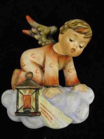 Appraisal: Hummel Figural Wall Plaque ''Searching Angel'' Goebel bee mark ''