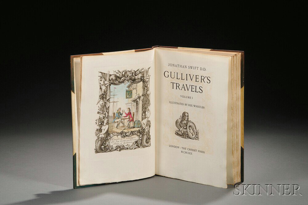 Appraisal: Swift Jonathan - Gulliver's Travels London The Cresset Press Two