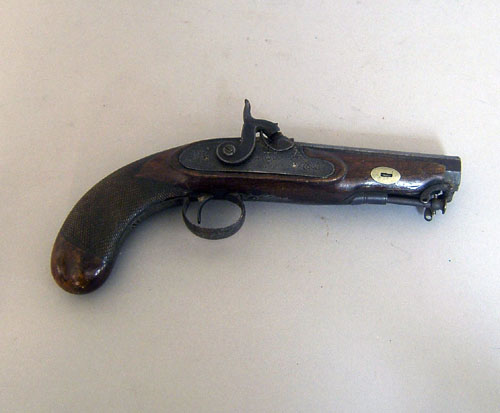 Appraisal: Percussion pistol stamped Smith on lock and London on barrel