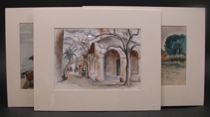 Appraisal: Paul Shively American - Three views of Capri and Cassis