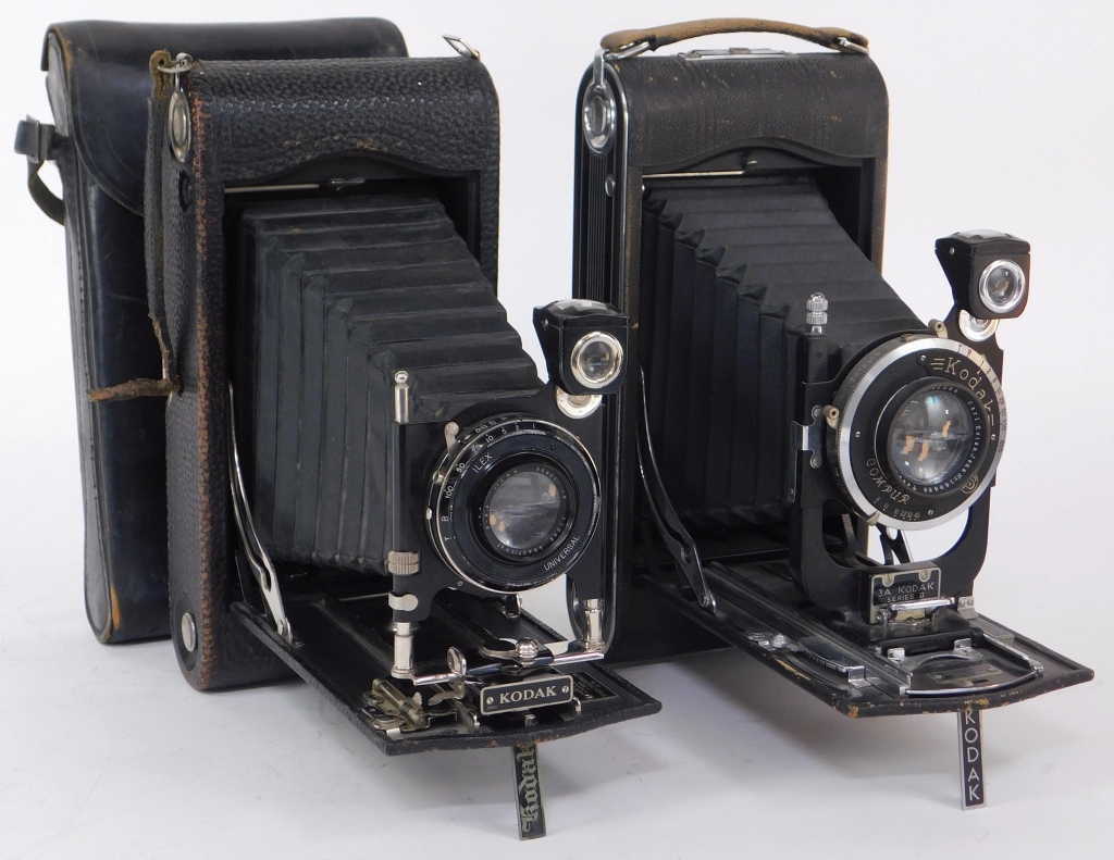 Appraisal: LOT OF KODAK FOLDING CAMERAS Lot of Kodak folding cameras