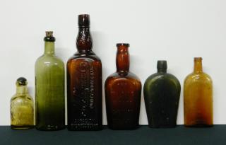 Appraisal: Spirits bottles Spirits- including Hance Brother's White Philadelphia A J