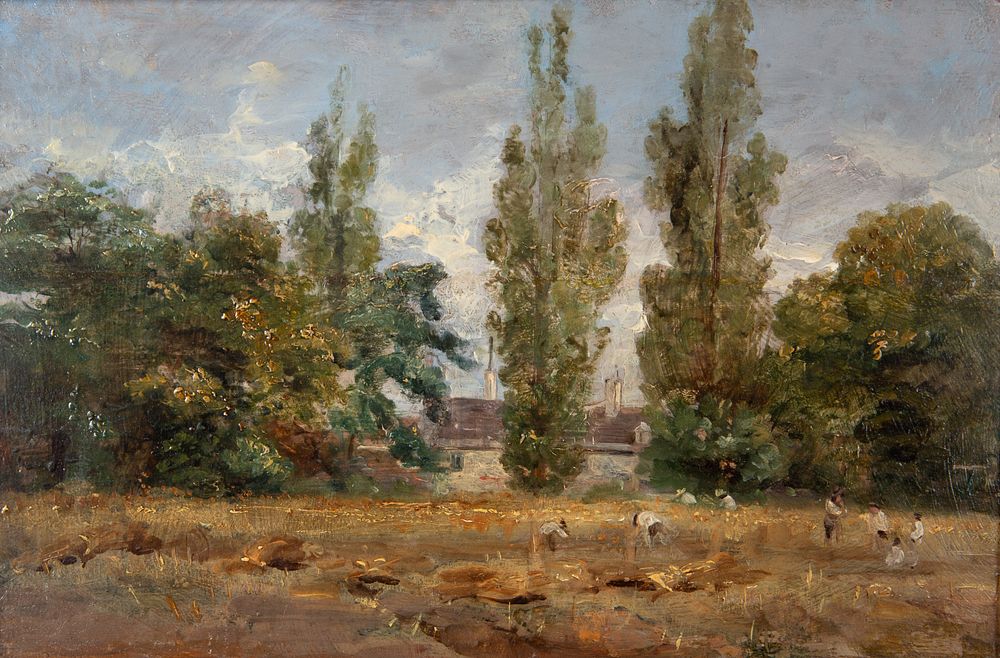 Appraisal: CIRCLE OF JOHN CONSTABLE BRITISH - CIRCLE OF JOHN CONSTABLE