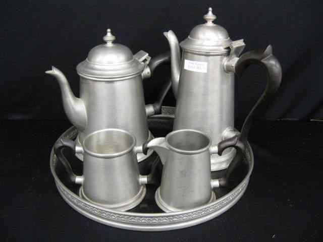 Appraisal: Stieff Pewter pc Tea Coffee Service