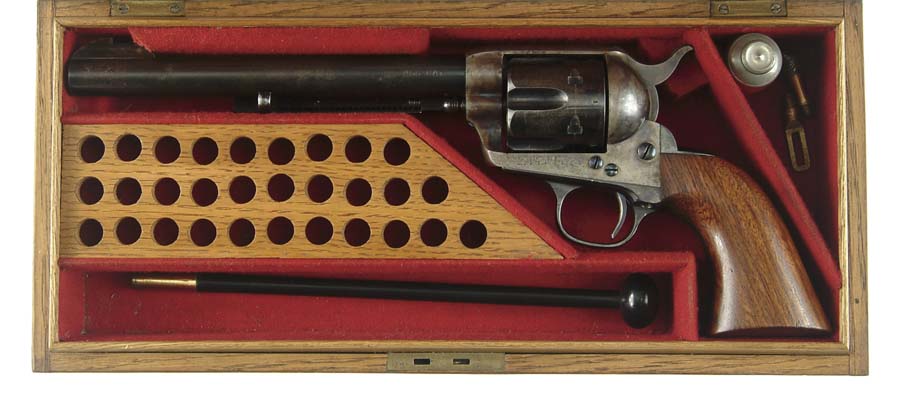 Appraisal: CASED COLT LONDON SGL ACTION ARMY REVOLVER Cal SN Fine