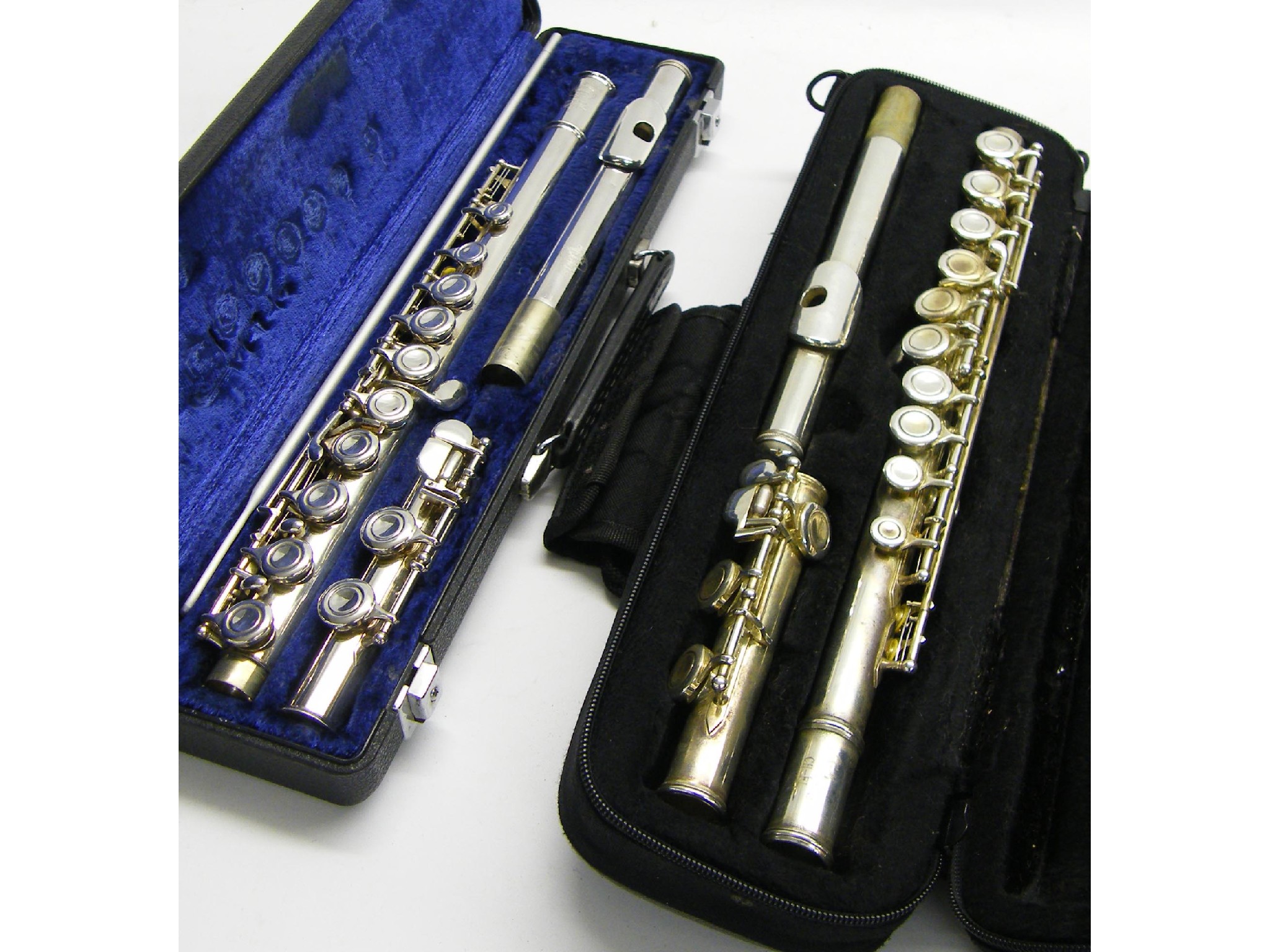 Appraisal: Buffet Crampon Cooper scale metal flute ser no case together