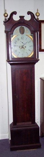 Appraisal: A late th early th Century oak longcase clock the