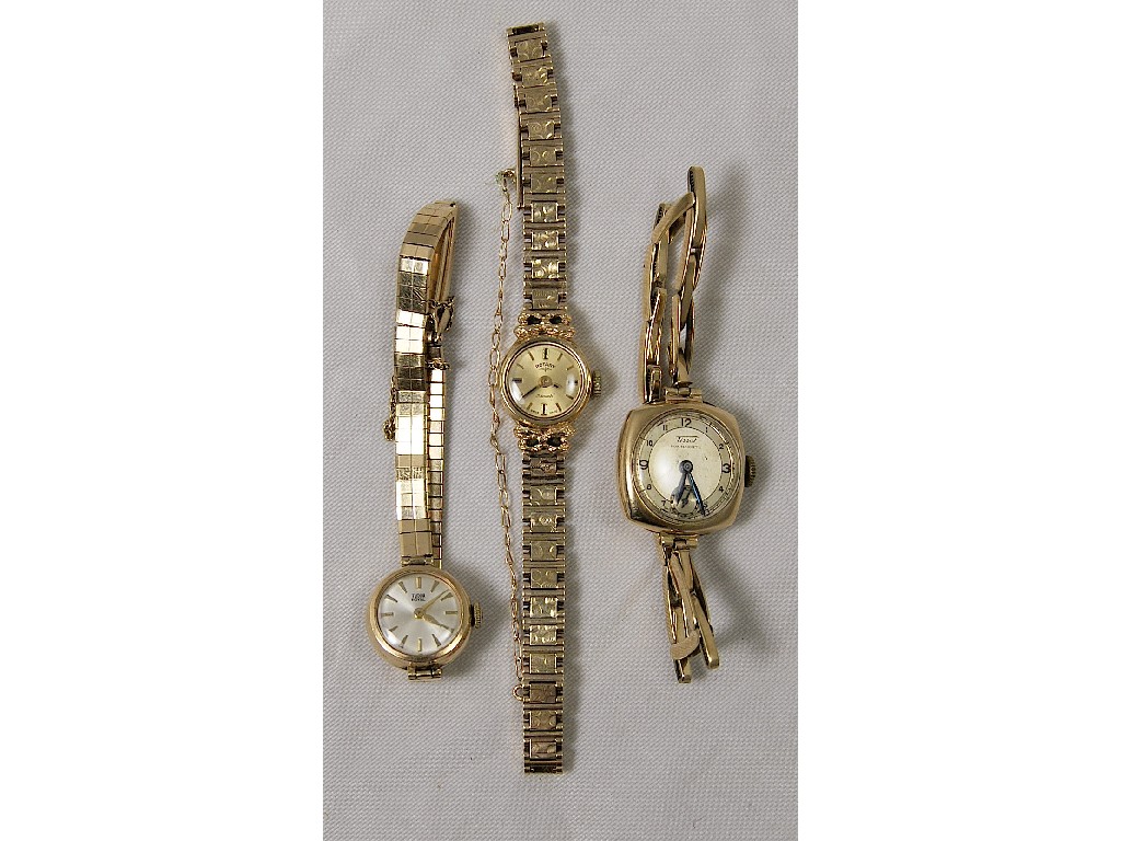 Appraisal: Ladies Tudor bracelet watch ct to w ladies Rotary bracelet