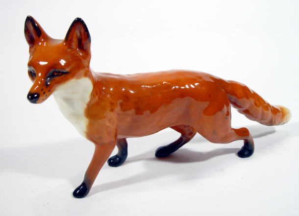 Appraisal: Hand painted Beswick fox factory mark to base cm in