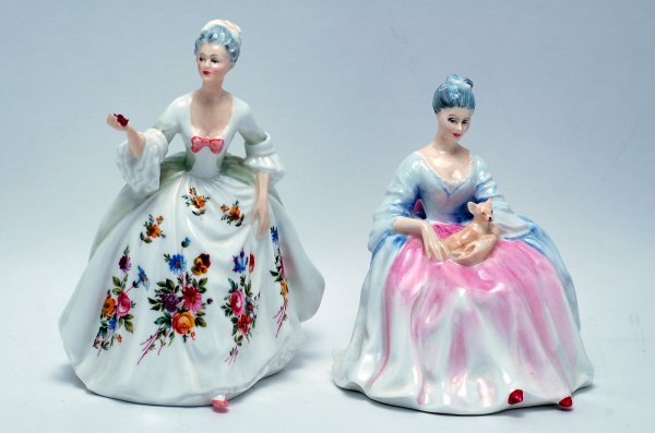 Appraisal: Two Royal Doulton figurines of women in their original boxes