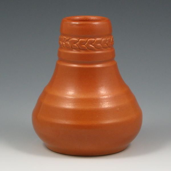 Appraisal: UND School of Mines vase with horizontal ridges and band