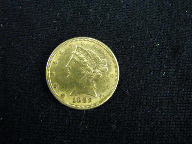 Appraisal: U S Liberty Head Gold Coin about uncirculated