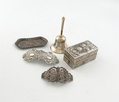 Appraisal: A mixed lot of silver and electroplated items an Edwardian