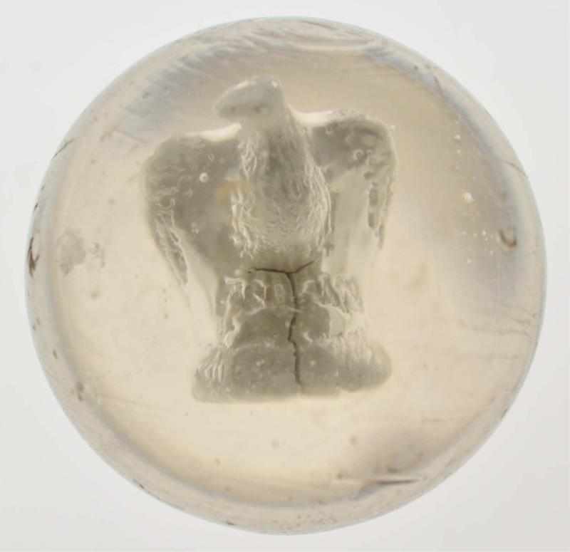 Appraisal: Spread Wing Eagle Sulphide Marble Description Well-centered and nicely detailed