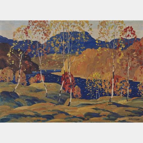 Appraisal: GRAHAM NOBLE NORWELL O S A FALL IN THE LAURENTIANS