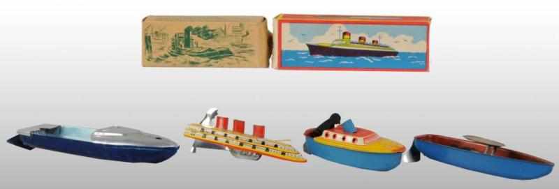 Appraisal: Lot of Pop-Pop Boats Description Two in original boxes Condition