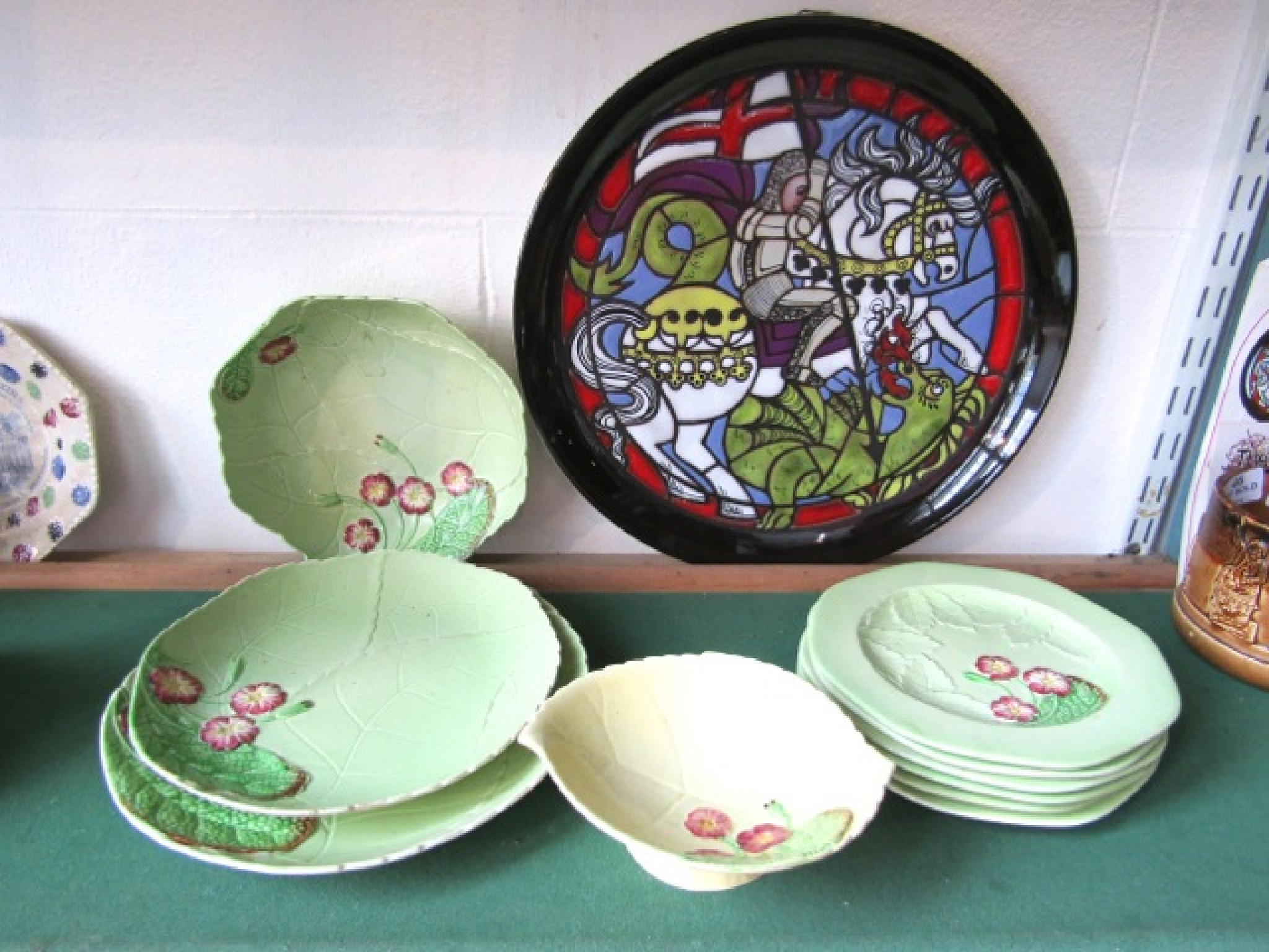 Appraisal: A limited edition Poole Pottery charger- 'The Saint George Plate'