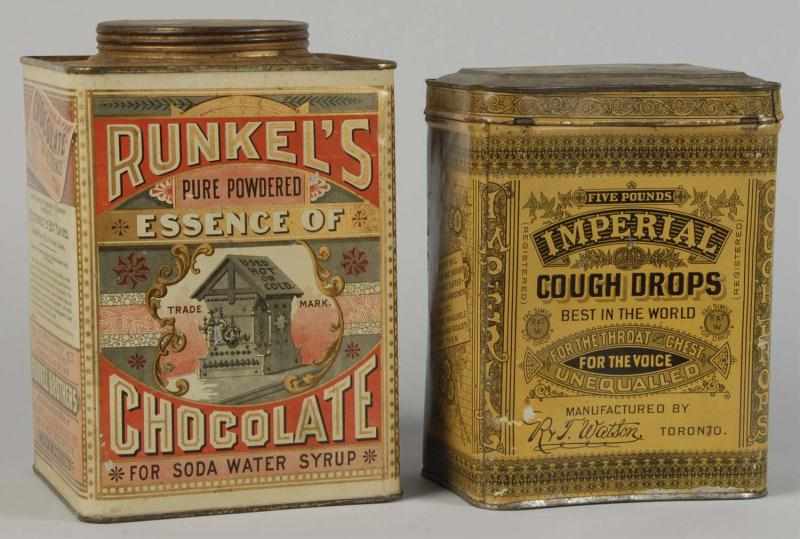 Appraisal: Lot of Product Tins Description Includes Imperial Cough Drops and