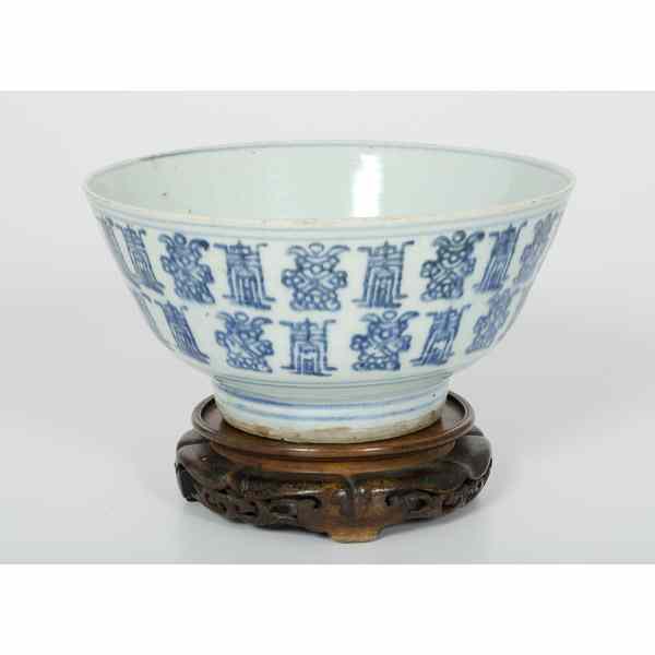 Appraisal: Japanese Blue and White Bowl Japanese A blue and white