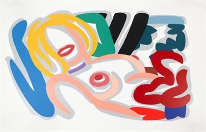 Appraisal: TOM WESSELMANN american - BIG BLONDE WITH CHOKER pencil signed