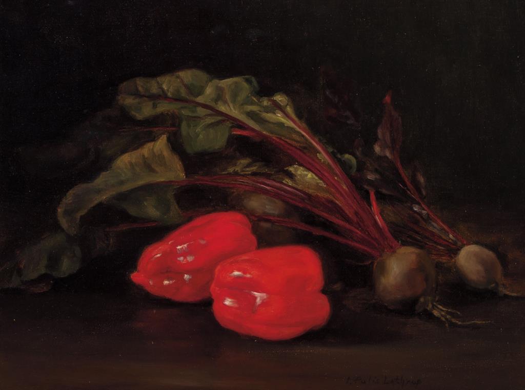 Appraisal: IDA PULIS LATHROP American - Still Life with Beets and