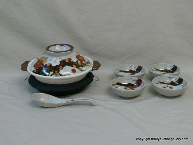 Appraisal: Circa Japanese Rice Bowl Set - Includes the large rice