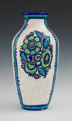 Appraisal: A Boch Freres Vase Designed by Charles Catteau Belgian -