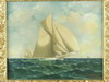 Appraisal: OIL ON TIN - Na Yacht Portrait by W H