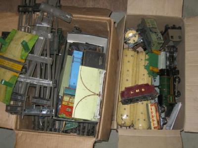 Appraisal: Playworn rolling stock by Hornby including - - clockwork Type