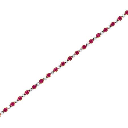 Appraisal: Ruby and Diamond Bracelet Estimate -