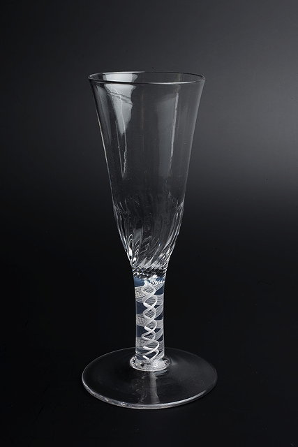 Appraisal: AN TH CENTURY ALE GLASS of plain conical form the