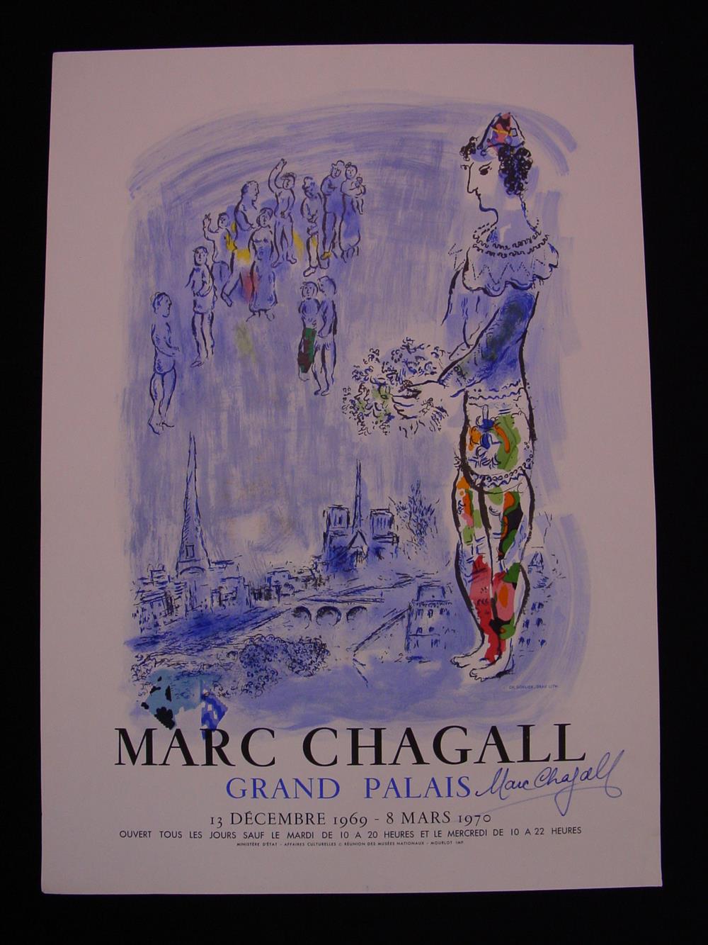 Appraisal: AFTER MARC CHAGALL FRENCH - MARC CHAGALL GRAND PALAIS DECEMBRE