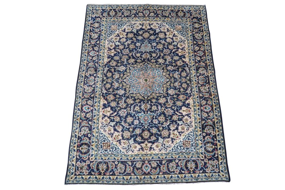 Appraisal: TABRIZ-STYLE CARPETwith a large central medallion ' x ' Condition