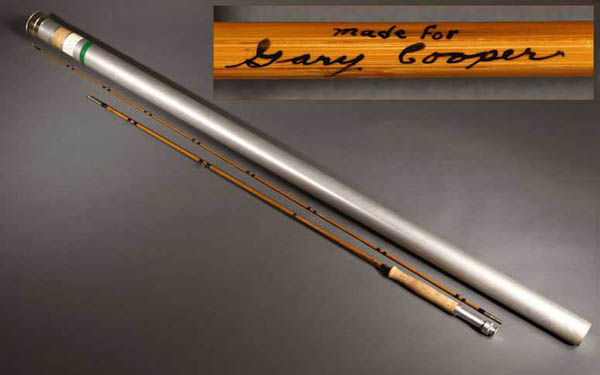 Appraisal: W Powell bamboo fly fishing rod Gary Cooper W Powell