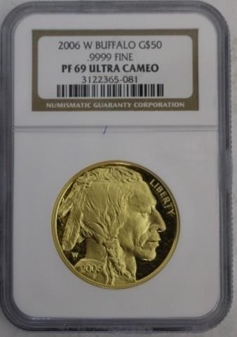 Appraisal: GOLD BUFFALO COIN ULTRA CAMEO SLABBEDAND GRADED BY NGC