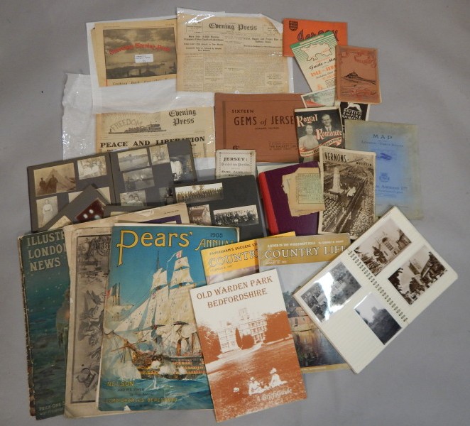 Appraisal: A quantity of general ephemera mainly regarding Jersey and the