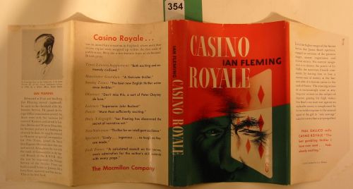 Appraisal: FLEMING IAN Casino Royale vo green cloth stamped in red