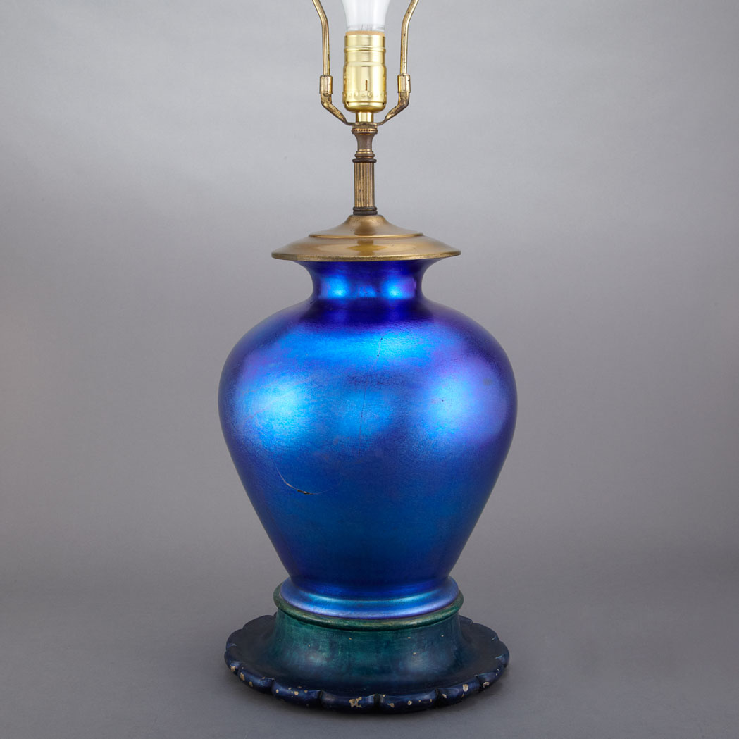 Appraisal: American Art Glass Vase First quarter of the th century