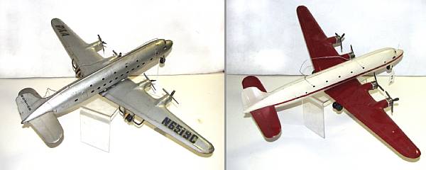 Appraisal: Marx pressed steel airplanes Examples of propeller driven US PAA